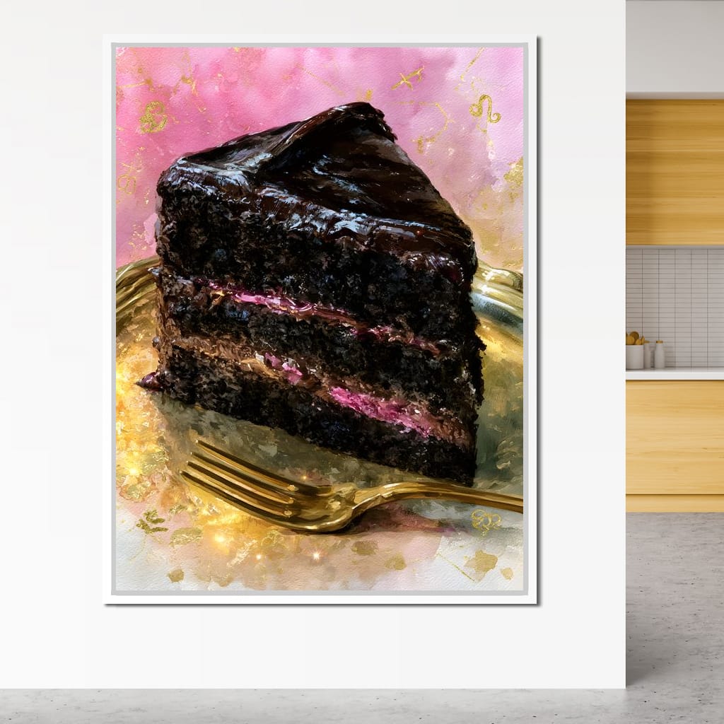 Decadent Slice Of Midnight Canvas Wall Art