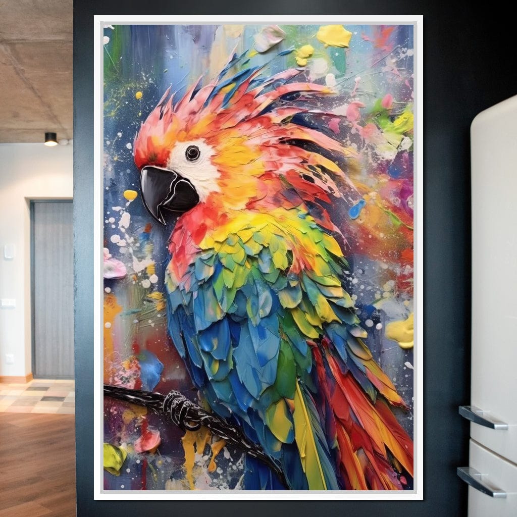 Colorful Cockatoo Canvas Wall Art
