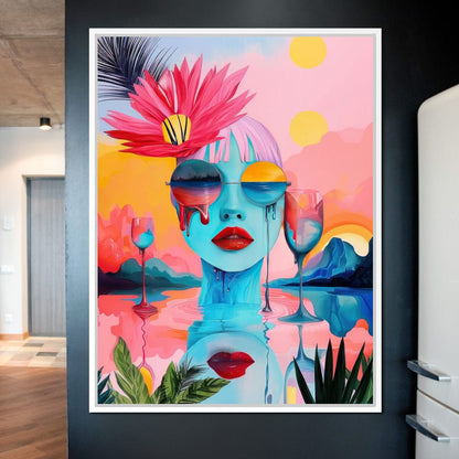 Oasis of Imagination Canvas Wall Art