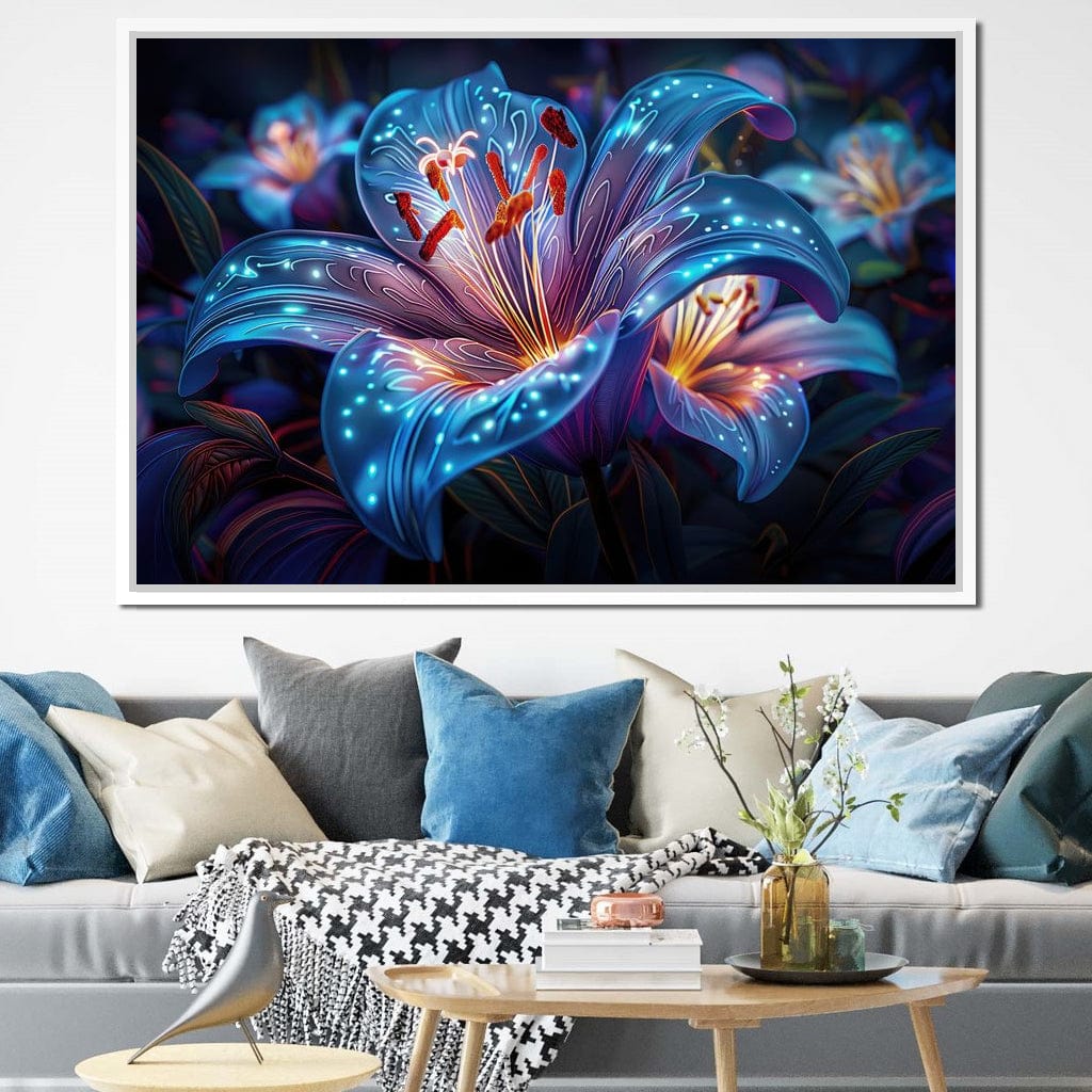 The Radiant Lilyx Canvas Wall Art