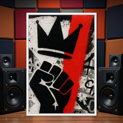 Crown of Unity Power Surge Canvas Wall Art