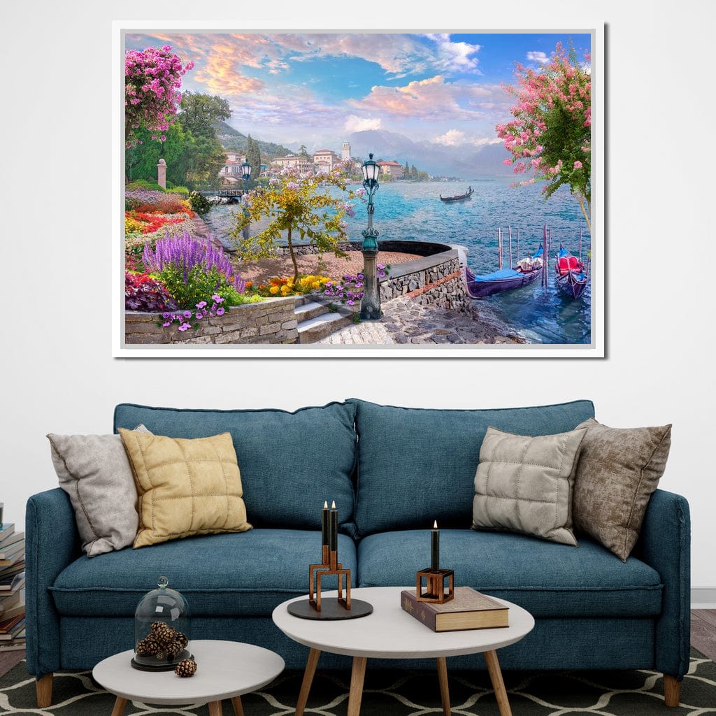 Garden Pier Canvas Wall Art