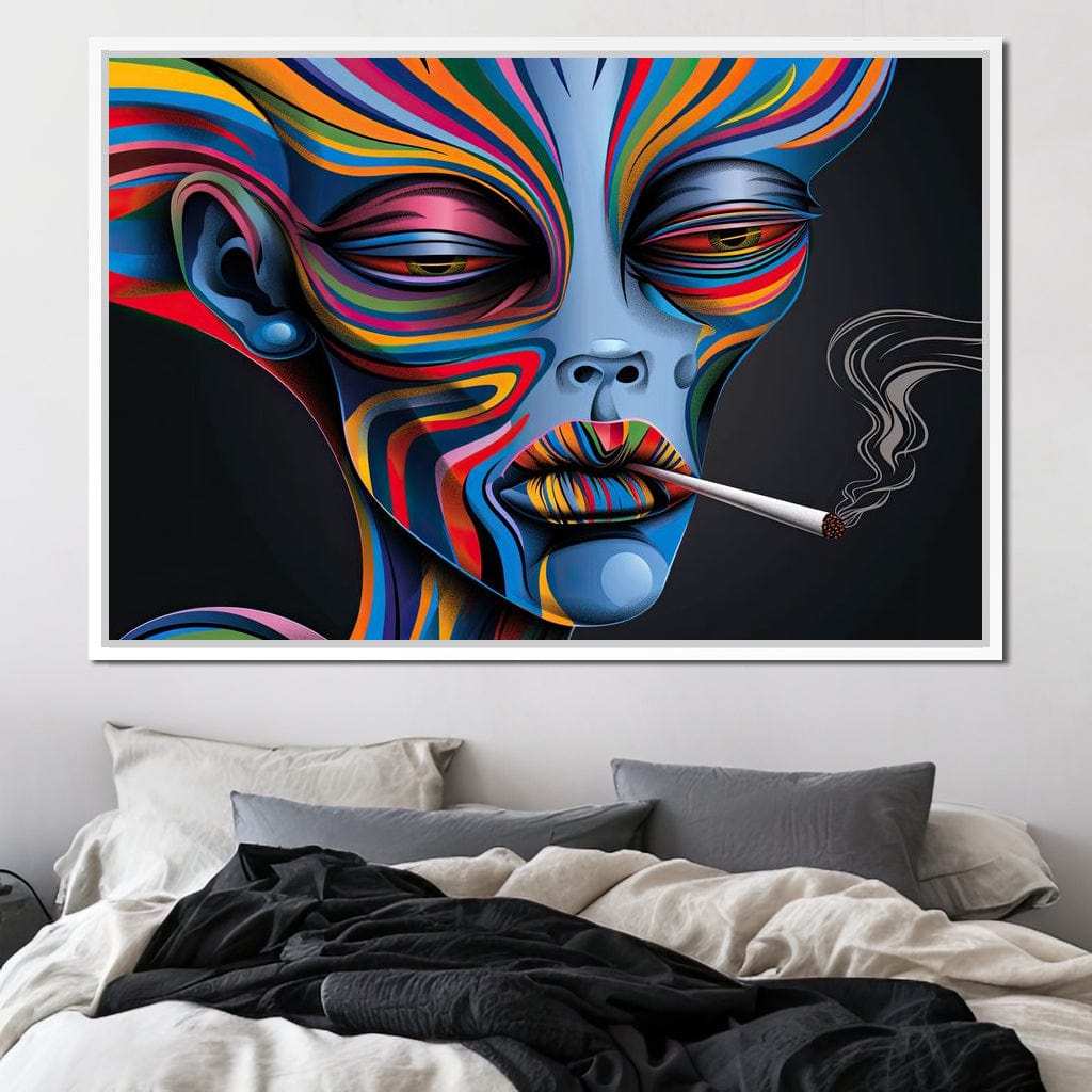 Cosmic Chillwave Canvas Wall Art