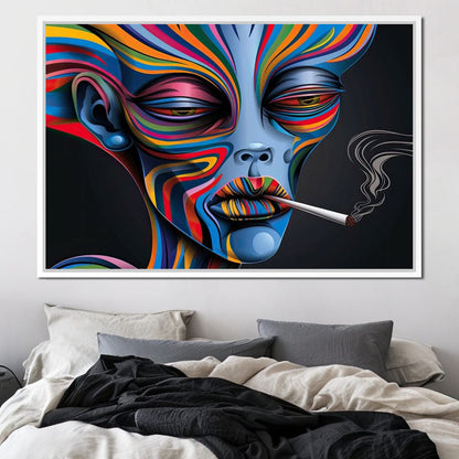 Cosmic Chillwave Canvas Wall Art