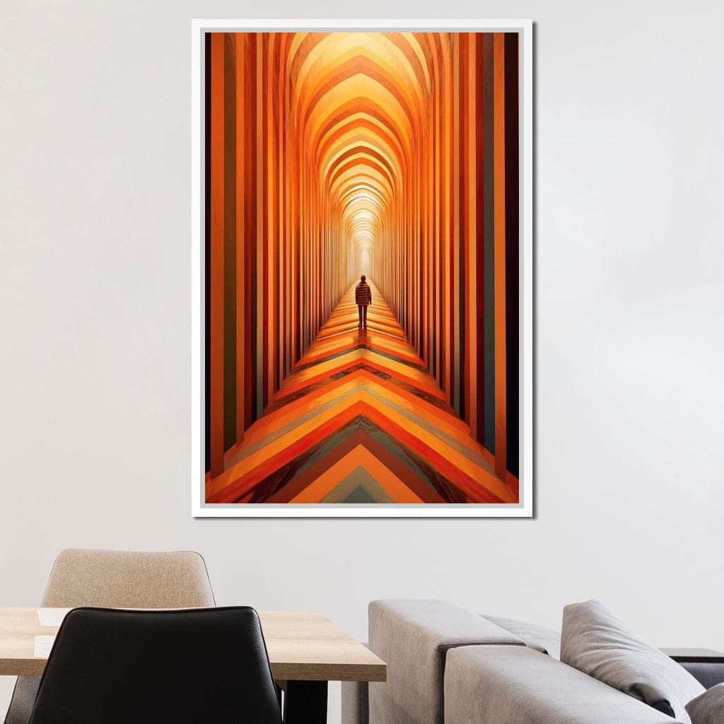 Technicolor Dream Fusion Canvas Wall Art
