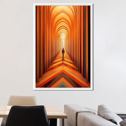 Technicolor Dream Fusion Canvas Wall Art