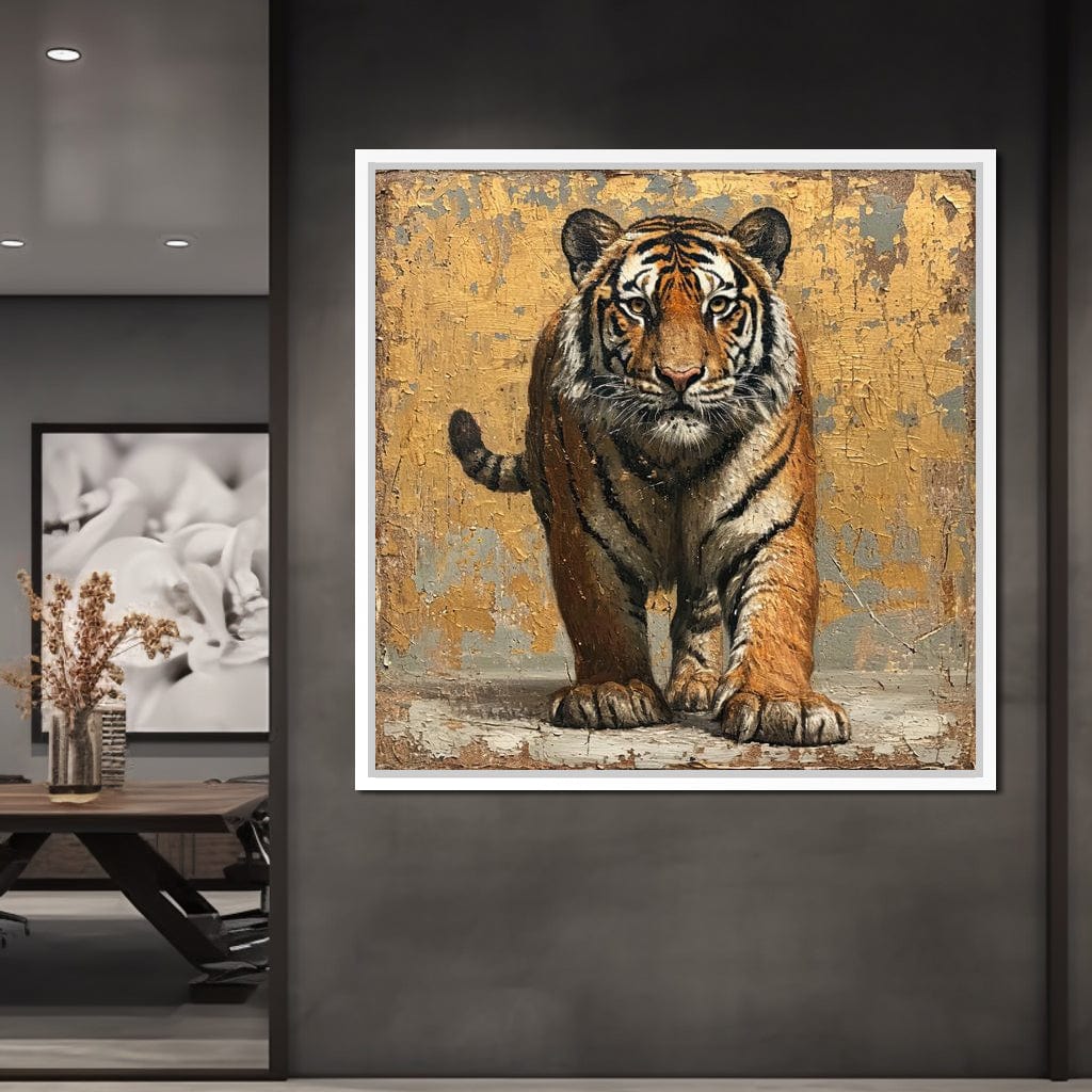 Tiger Sovereign Gaze Canvas Wall Art