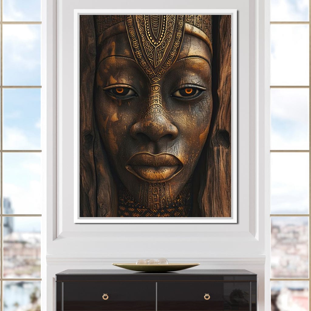 Ancient Golden Wisdom Canvas Wall Art