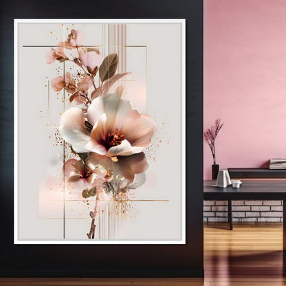 Delicate Petals Radiant Calm Canvas Wall Art