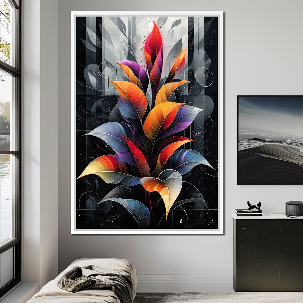Spectrum Foliage Fusion Canvas Wall Art