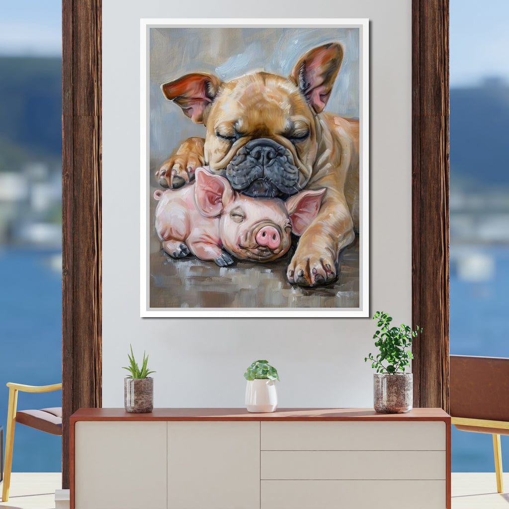Slumber Buddies Naptime Canvas Wall Art