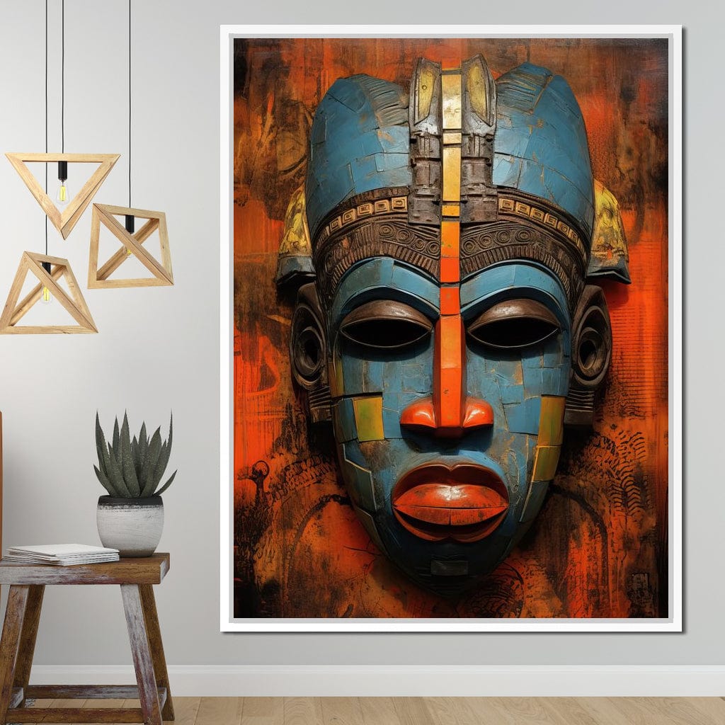 Gaze of the Ancestors Canvas Wall Art