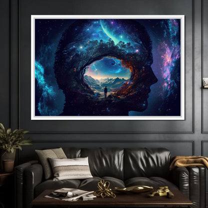 Living Inside My Head Canvas Wall Art