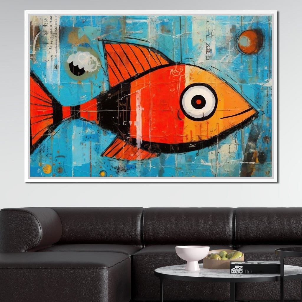 Red Fish Canvas Wall Art