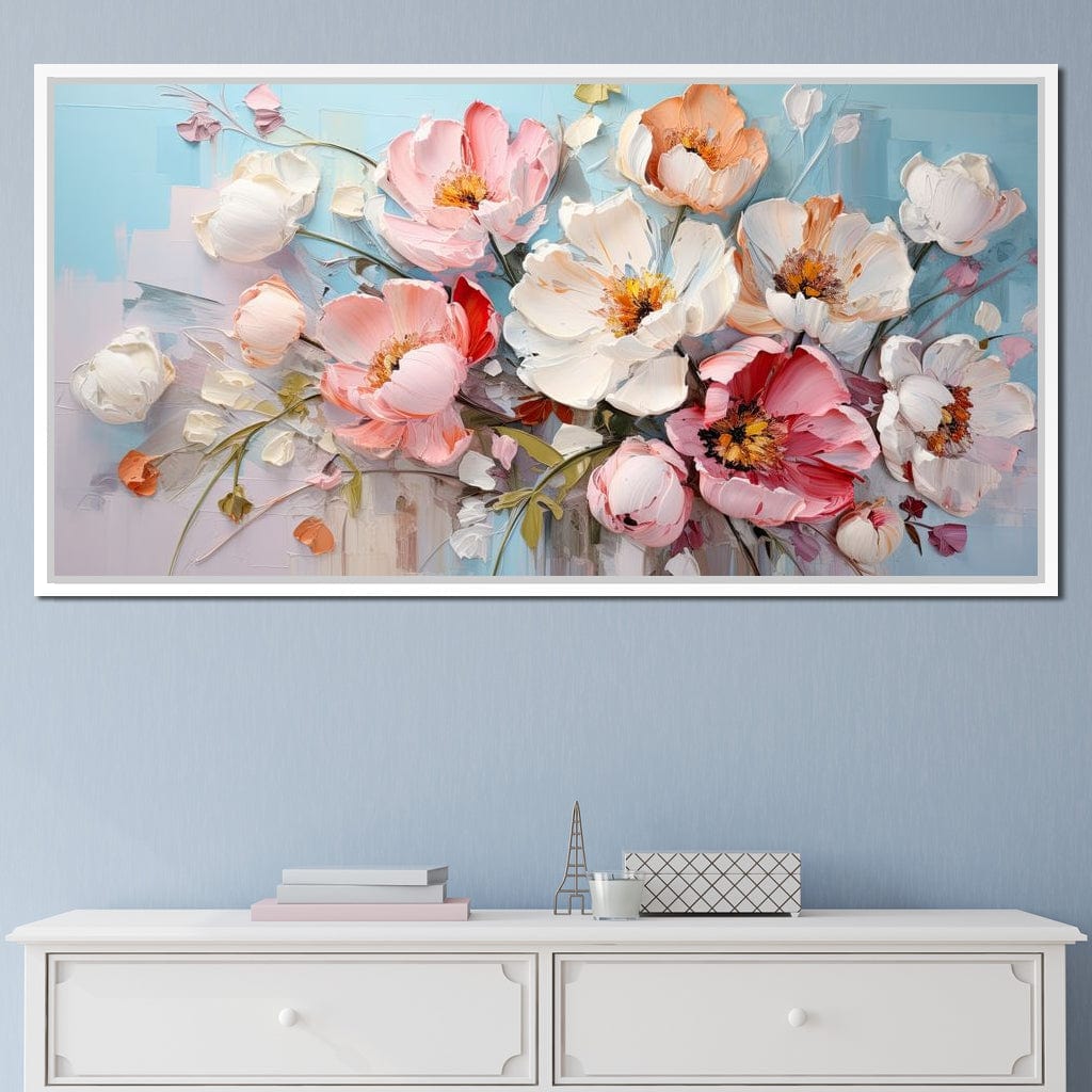 Blossoms of Serenity Breeze Canvas Wall Art