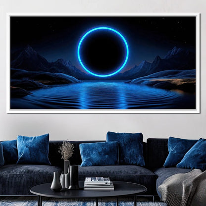 The Halo of Infinity Canvas Wall Art