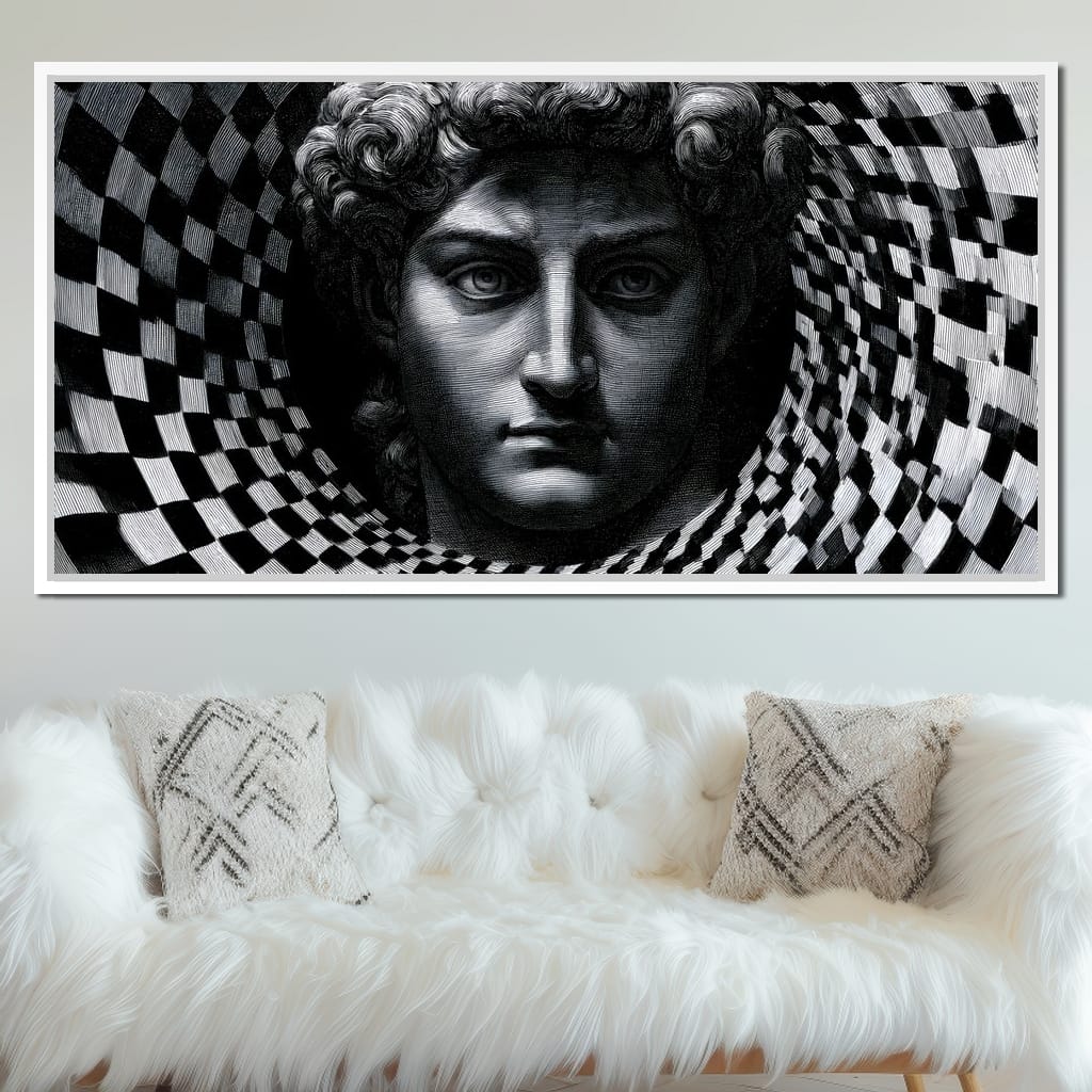 Fragmented Logic Of The Marble Mind Canvas Wall Art