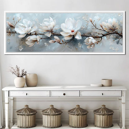 Serene Blossom Symphony Canvas Wall Art