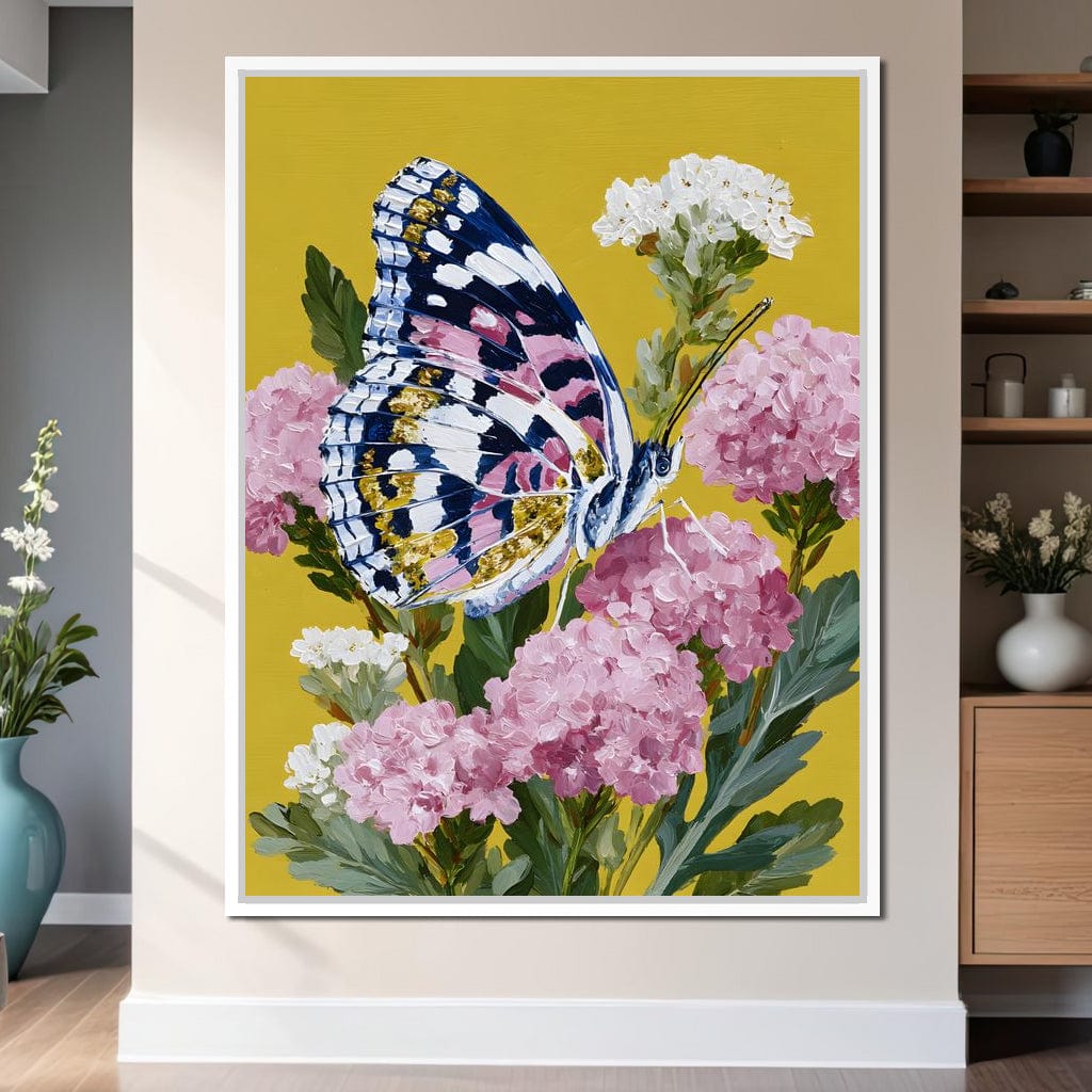 Butterfly Garden Radiance Canvas Wall Art