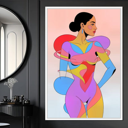 The Colorform Muse Canvas Wall Art