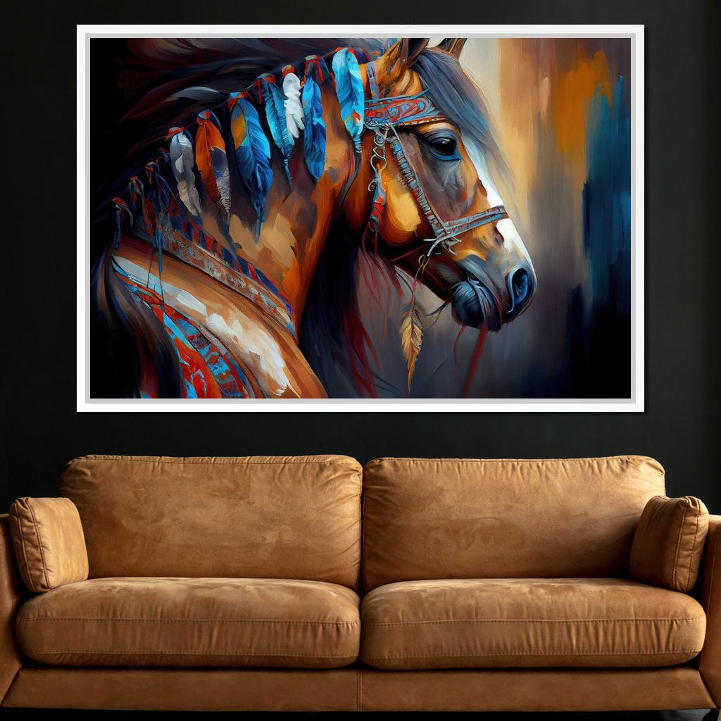 Cherokee Horse Canvas Wall Art