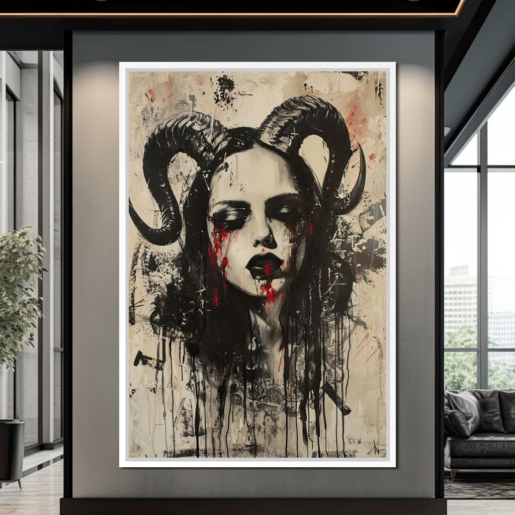 Dark Majesty Unveiled Canvas Wall Art
