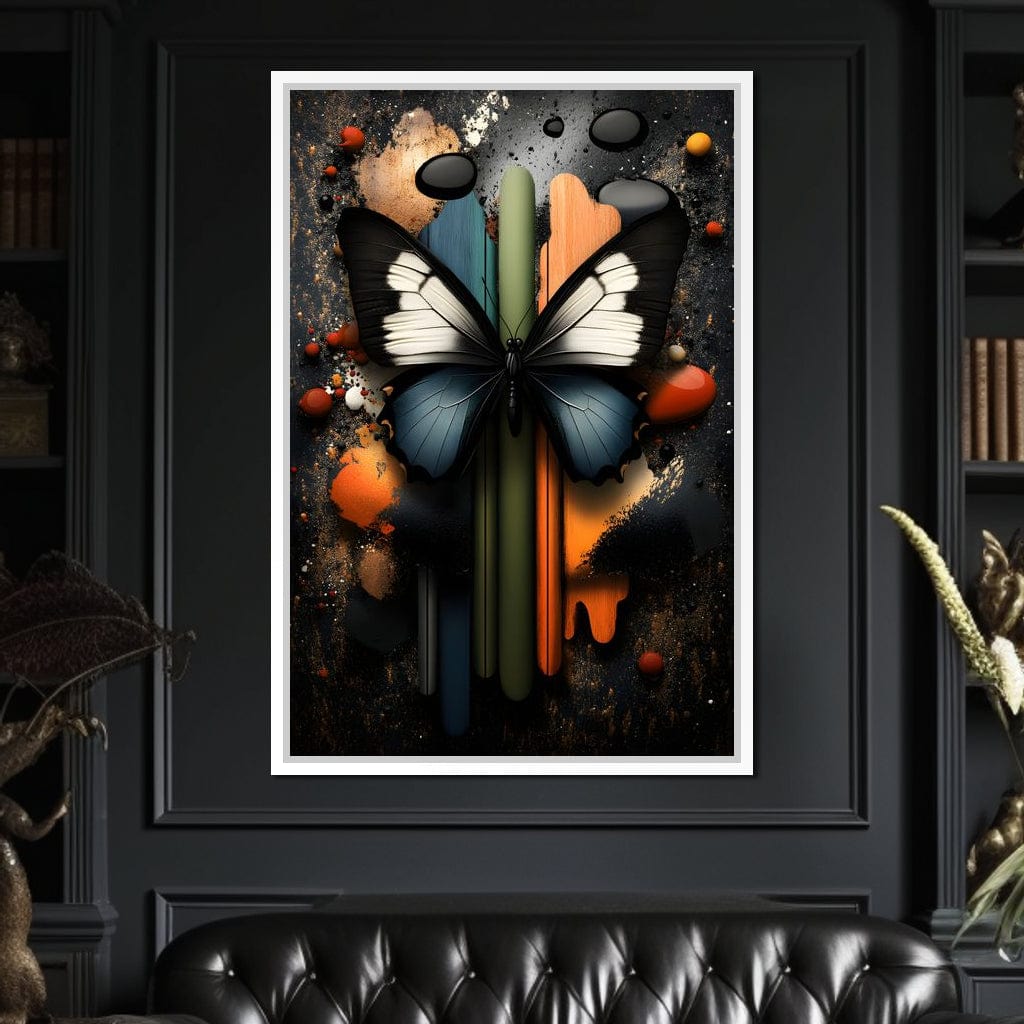 Butterfly Dreamscape Fusion Canvas Wall Art