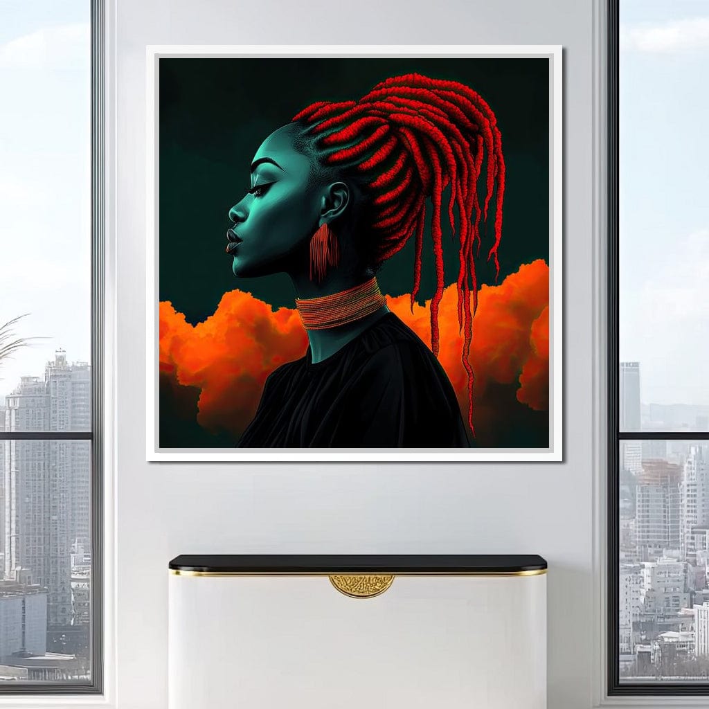 Profile of Power Canvas Wall Art
