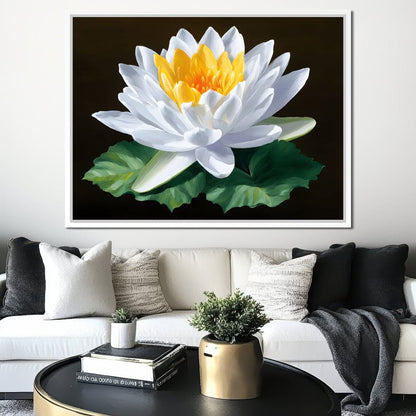 Radiant Petals Blossom Canvas Wall Art