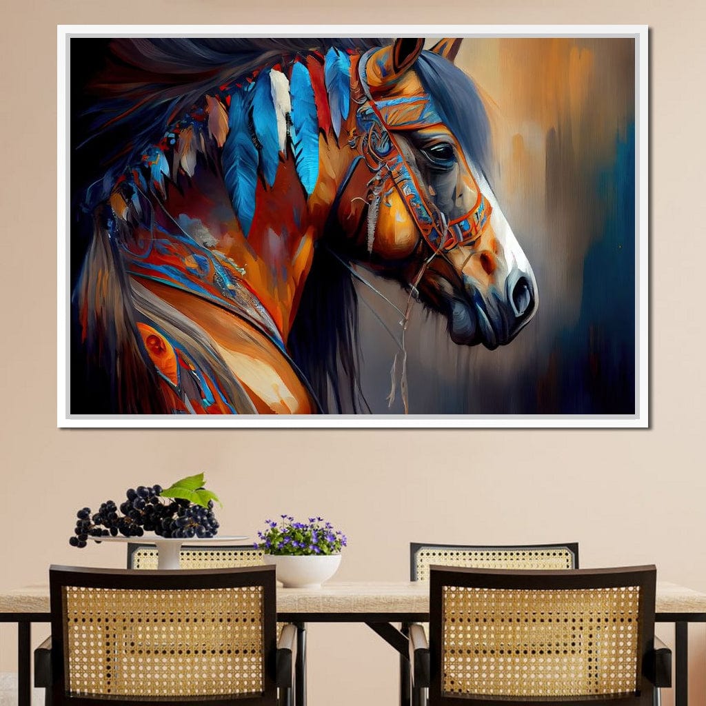 Cherokee Horse 5 Canvas Wall Art
