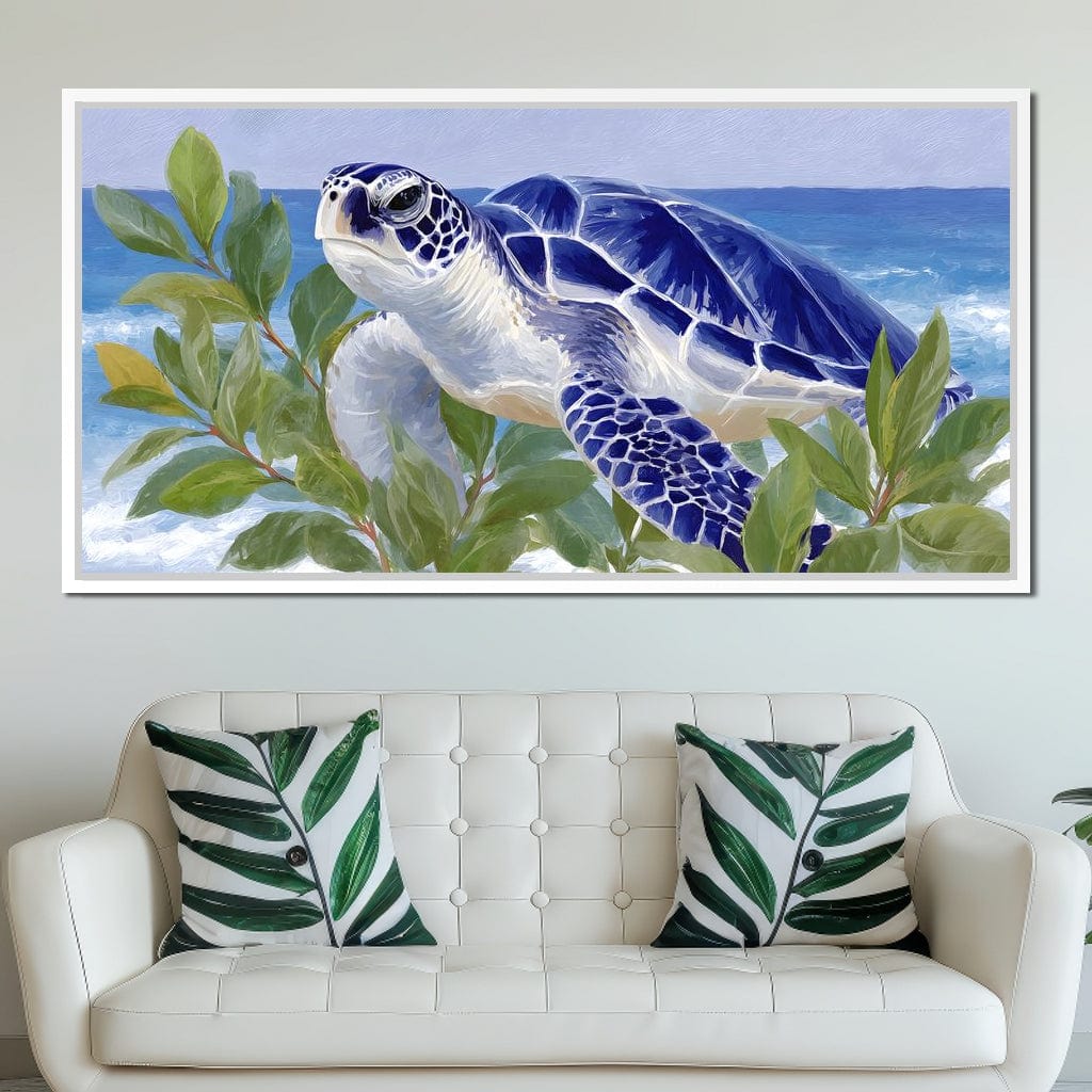 Ocean Voyager Sea Turtle Breeze Canvas Wall Art
