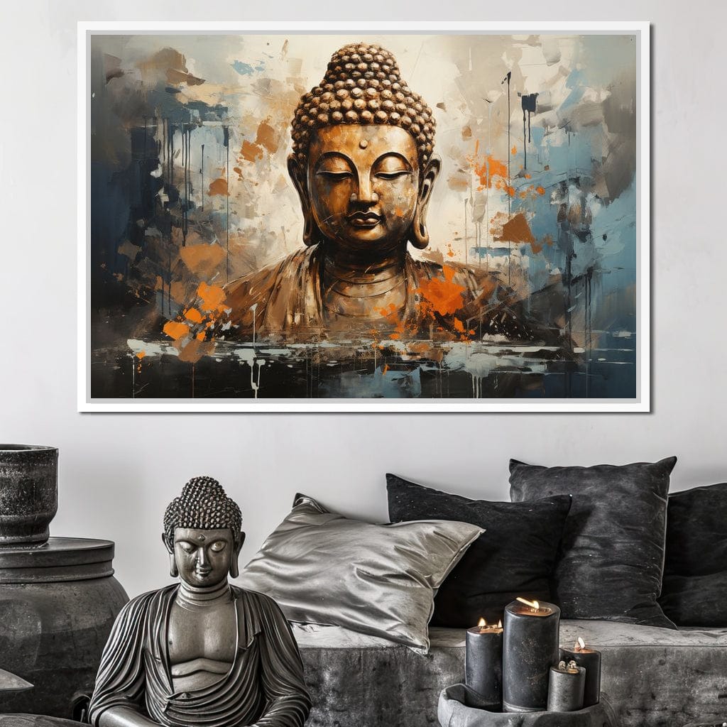 Buddha's Grace Canvas Wall Art