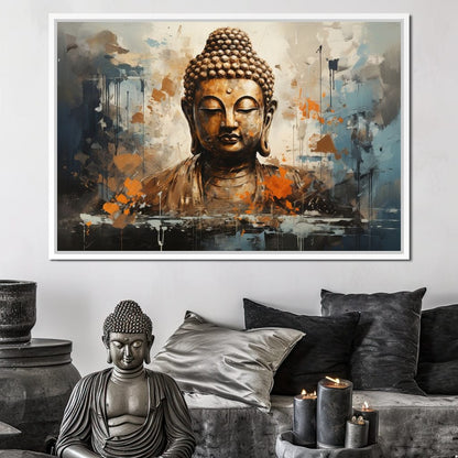 Buddha's Grace Canvas Wall Art