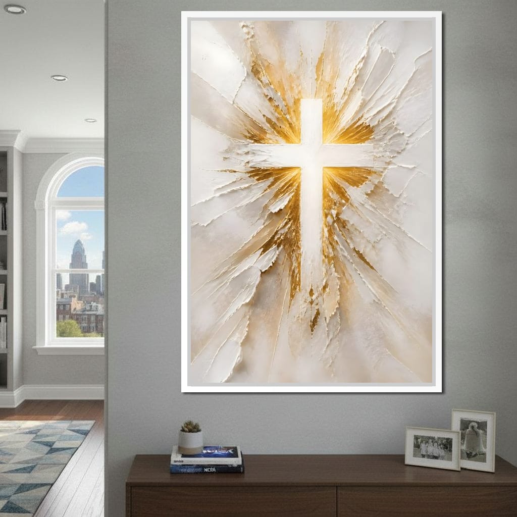 Radiant Light Beyond Death Canvas Wall Art