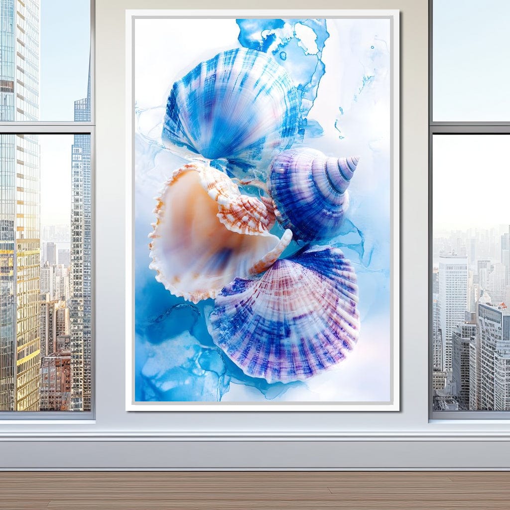 Oceanic Seashells Dreamscape Canvas Wall Art