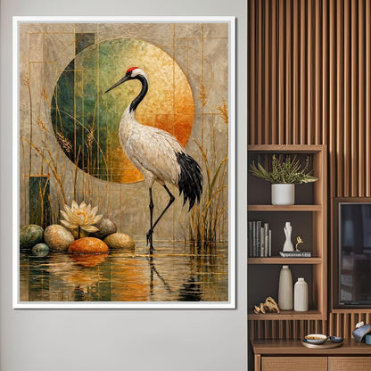 Harmony in Feather and Form Canvas Wall Art