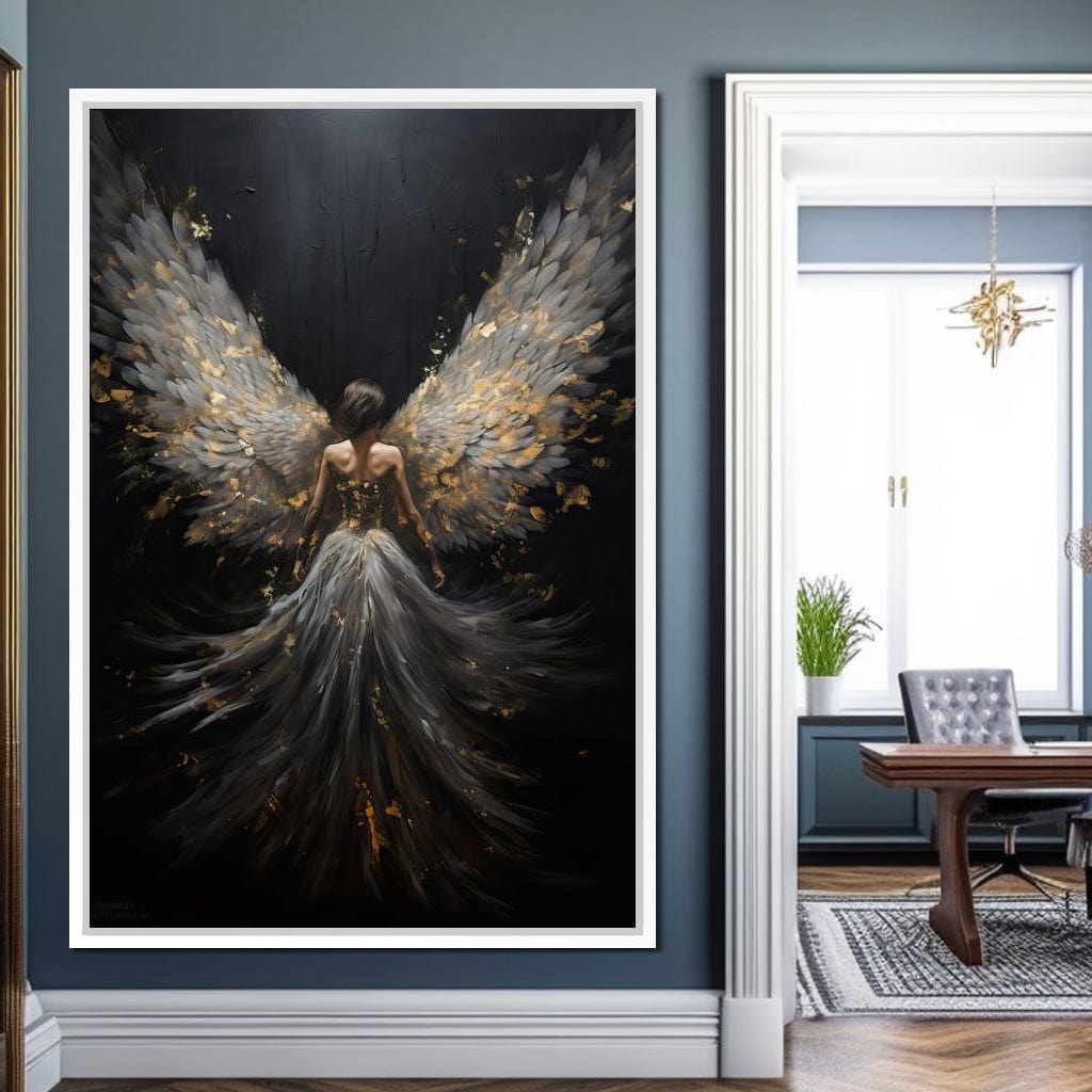 Mystic Symphony of the Cosmos Canvas Wall Art