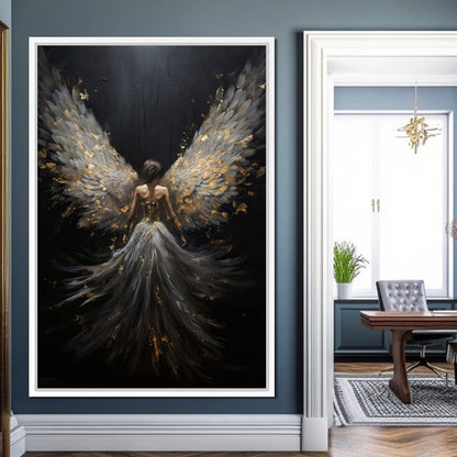 Mystic Symphony of the Cosmos Canvas Wall Art