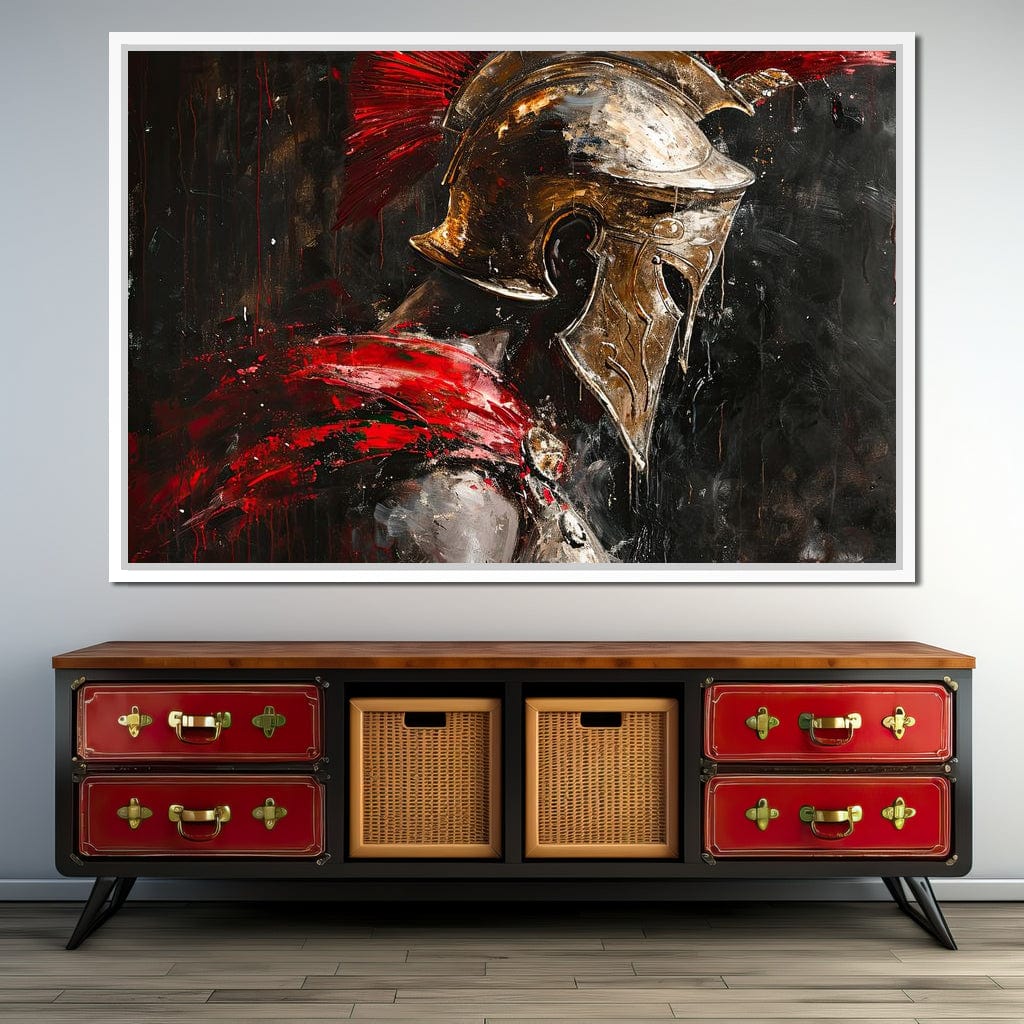 Thoughtful Spartan Reflections Canvas Wall Art
