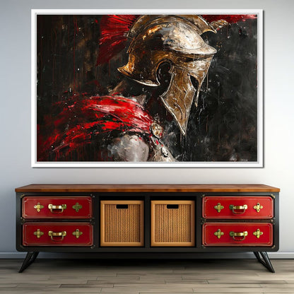 Thoughtful Spartan Reflections Canvas Wall Art