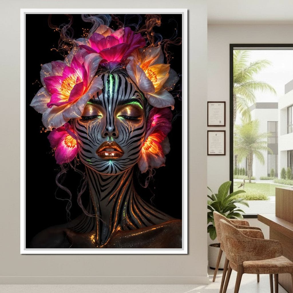 The Blooming Shaman Canvas Wall Art