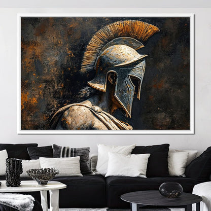 Athenian Warrior Canvas Wall Art
