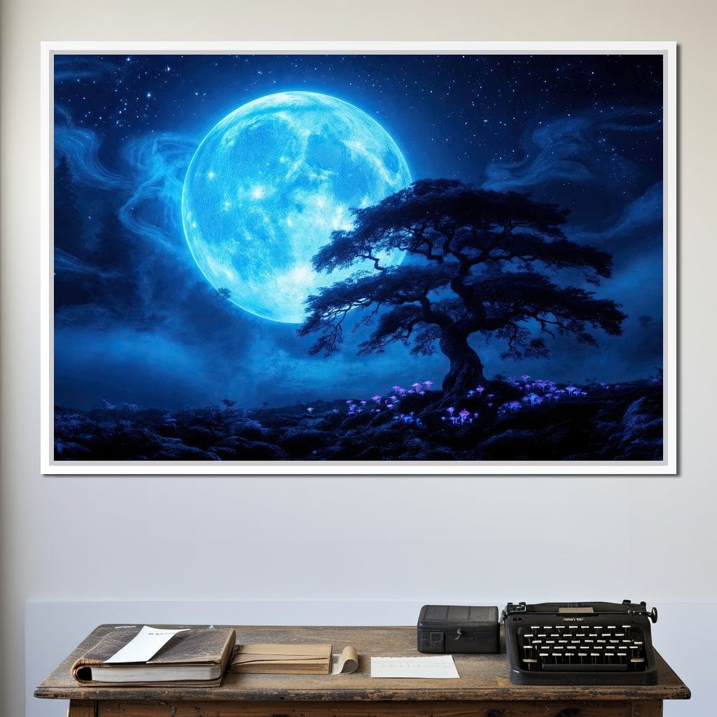 Nocturne in Indigo Canvas Wall Art