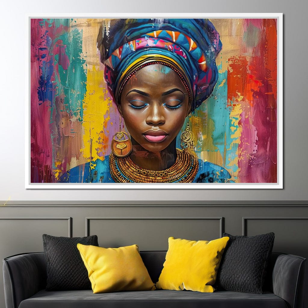 Vibrant Dreams of Africa Canvas Wall Art