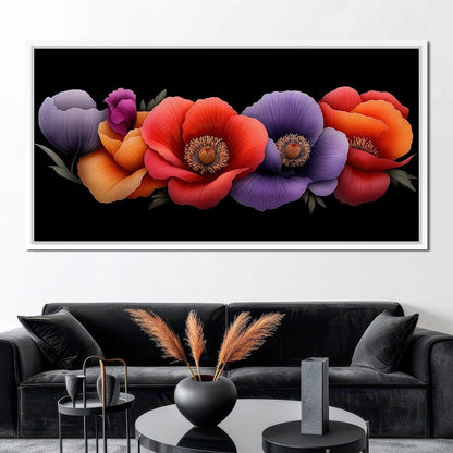 Blooming Florals Canvas Wall Art