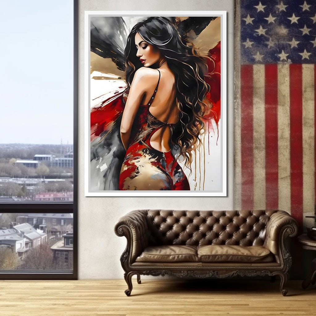 Female Portrait 163 Canvas Wall Art