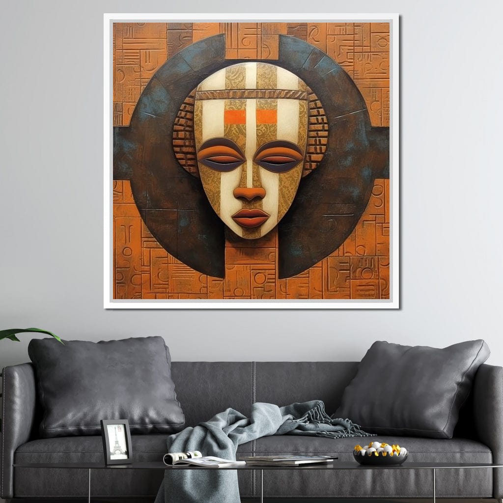 Tribal Mask 12 Canvas Wall Art