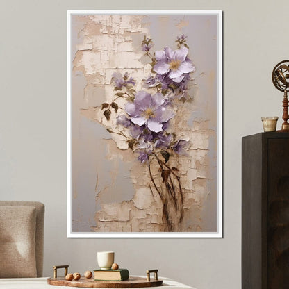 Blossoms Amidst Ruins Canvas Wall Art