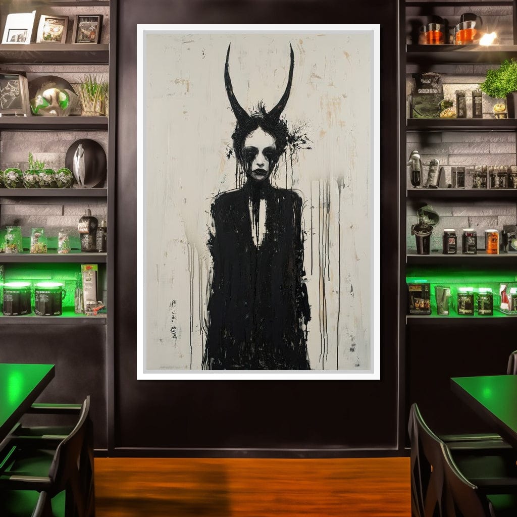 Veiled Presence of Shadows Canvas Wall Art