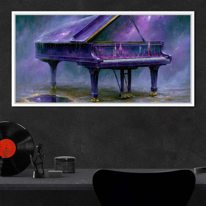 Midnight Sonata For A Glass Galaxy Canvas Wall Art